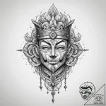 Tattoo sketch fortress – tattoo sketch (№1757286078_0, 07.09.2025 23:01) — tattoovalue.net