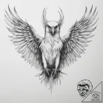 Tattoo sketch harpy – tattoo sketch (№1757288276_0, 07.09.2025 23:37) — tattoovalue.net