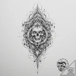 Tattoo sketch sacred hope, ink illustration f… – tattoo sketch (№1757288479_0, 07.09.2025 23:41) — tattoovalue.net