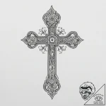 Tattoo sketch blessed being, ink illustration… – tattoo sketch (№1757288678_0, 07.09.2025 23:44) — tattoovalue.net