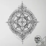 Tattoo sketch sacred art – tattoo sketch (№1757289081_0, 07.09.2025 23:51) — tattoovalue.net