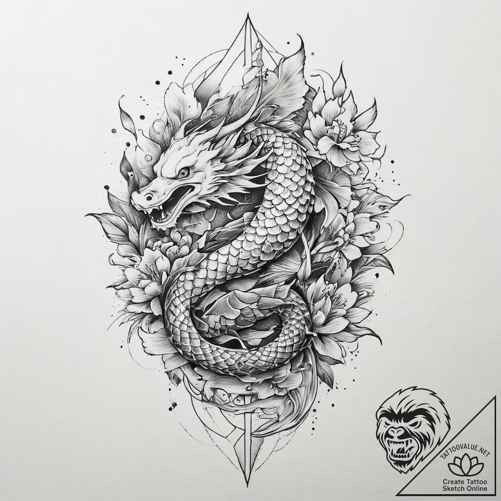 Tattoo sketch geometric узоры, tattoo sketch... - tattoo sketch (№1757289682_0, 08.09.2025 00:01) — tattoovalue.net