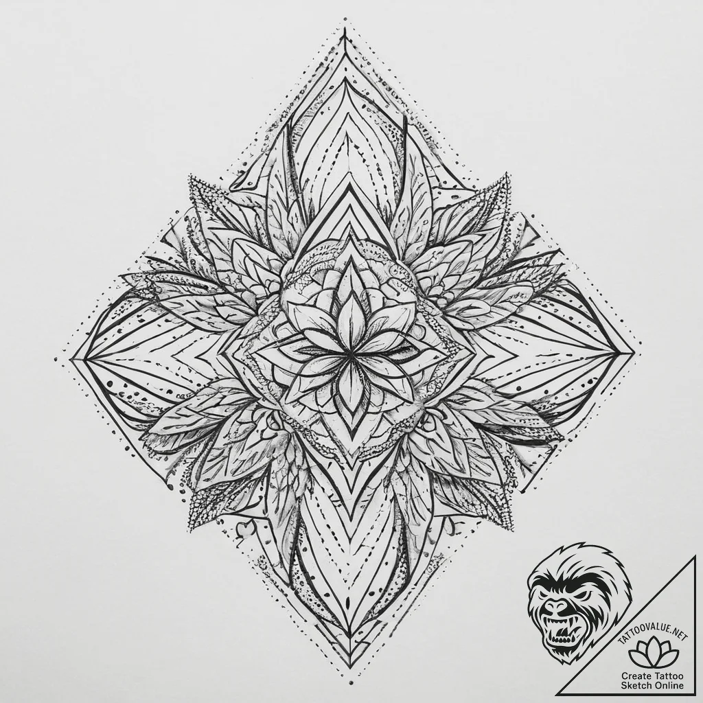 Tattoo sketch mystical mark, tattoo drawing o... - tattoo sketch (№1757292711_0, 08.09.2025 00:51) — tattoovalue.net