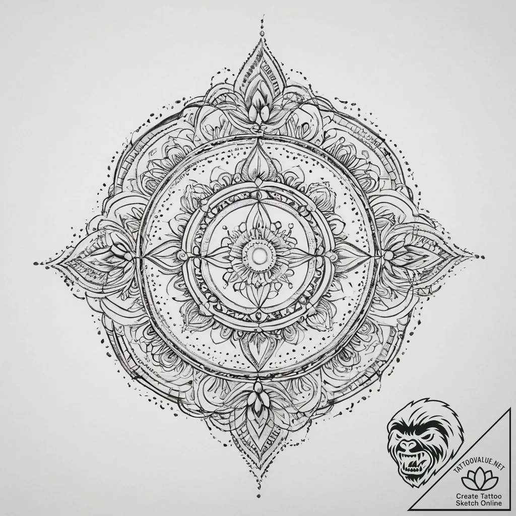 Tattoo sketch cosmic origin, tattoo sketch de... - tattoo sketch (№1757292911_0, 08.09.2025 00:55) — tattoovalue.net