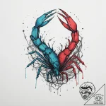 Tattoo sketch shrimp, tattoo line art, vibran… – tattoo sketch (№1757293520_0, 08.09.2025 01:05) — tattoovalue.net