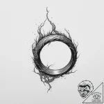 Tattoo sketch the lord of the rings fellowshi… – tattoo sketch (№1757294930_0, 08.09.2025 01:28) — tattoovalue.net