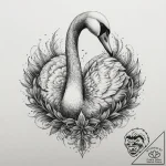 Tattoo sketch elegant swan, tattoo line art,… – tattoo sketch (№1757295329_0, 08.09.2025 01:35) — tattoovalue.net