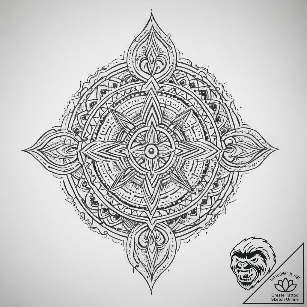 Tattoo sketch tribal pattern, tattoo drawing... - tattoo sketch (№1757300508_0, 08.09.2025 03:01) — tattoovalue.net