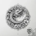 Tattoo sketch divine sphere, concept art for… – tattoo sketch (№1757303112_0, 08.09.2025 03:45) — tattoovalue.net