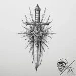 Tattoo sketch hands with a dagger, concept ar… – tattoo sketch (№1757308400_0, 08.09.2025 05:13) — tattoovalue.net