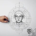 Tattoo sketch engineer a person with a bluepr… – tattoo sketch (№1757308984_0, 08.09.2025 05:23) — tattoovalue.net