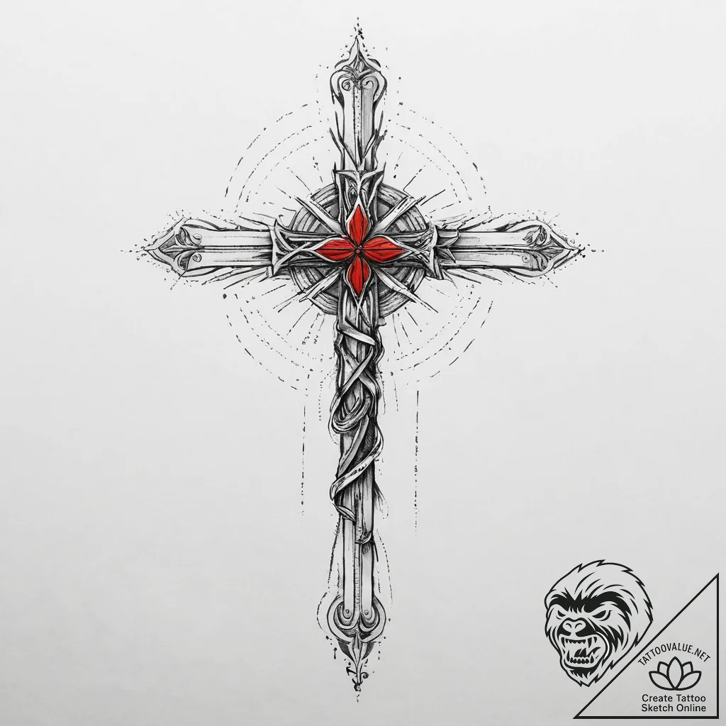 Tattoo sketch fortress, ink illustration for... - tattoo sketch (№1757309568_0, 08.09.2025 05:32) — tattoovalue.net