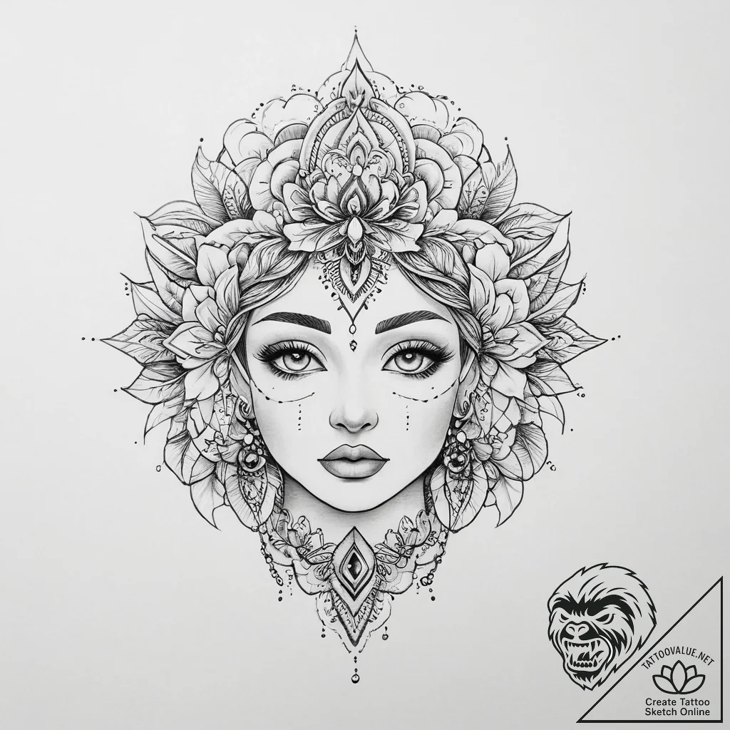 Tattoo sketch clay - tattoo sketch (№1757309958_0, 08.09.2025 05:39) — tattoovalue.net
