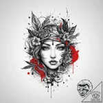 Tattoo sketch genasi element, concept art for… – tattoo sketch (№1757314840_0, 08.09.2025 07:00) — tattoovalue.net