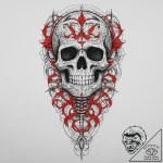 Tattoo sketch skeleton, tattoo sketch design,… – tattoo sketch (№1757315230_0, 08.09.2025 07:07) — tattoovalue.net