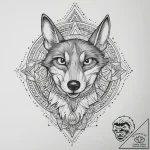 Tattoo sketch wile e. coyote and the road run… – tattoo sketch (№1757315816_0, 08.09.2025 07:16) — tattoovalue.net