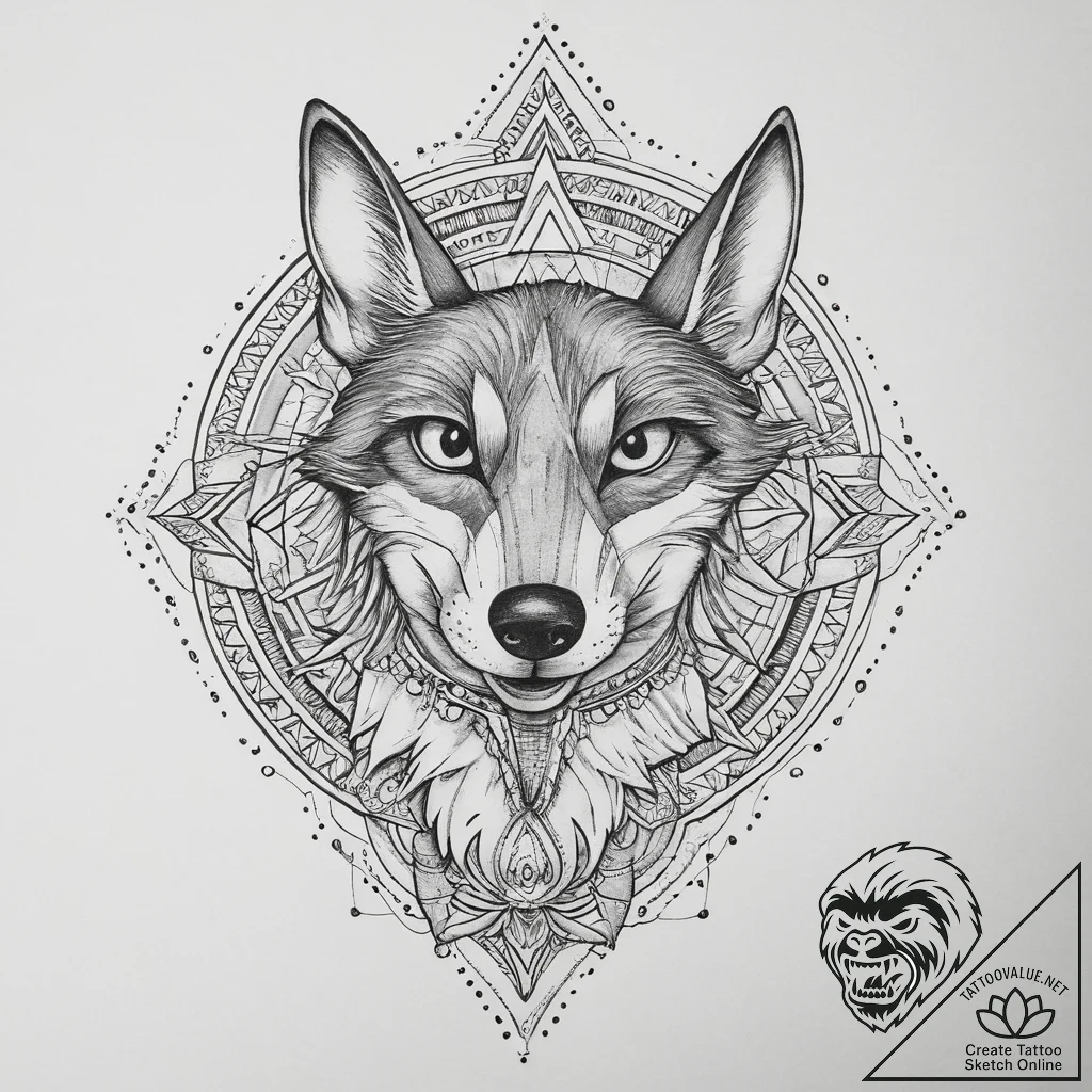 Tattoo sketch wile e. coyote and the road run... - tattoo sketch (№1757315816_0, 08.09.2025 07:16) — tattoovalue.net