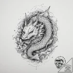 Tattoo sketch dust, tattoo flash sheet design… – tattoo sketch (№1757316596_0, 08.09.2025 07:29) — tattoovalue.net