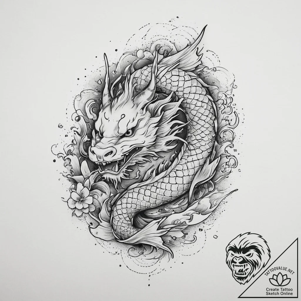 Tattoo sketch dust, tattoo flash sheet design... - tattoo sketch (№1757316596_0, 08.09.2025 07:29) — tattoovalue.net
