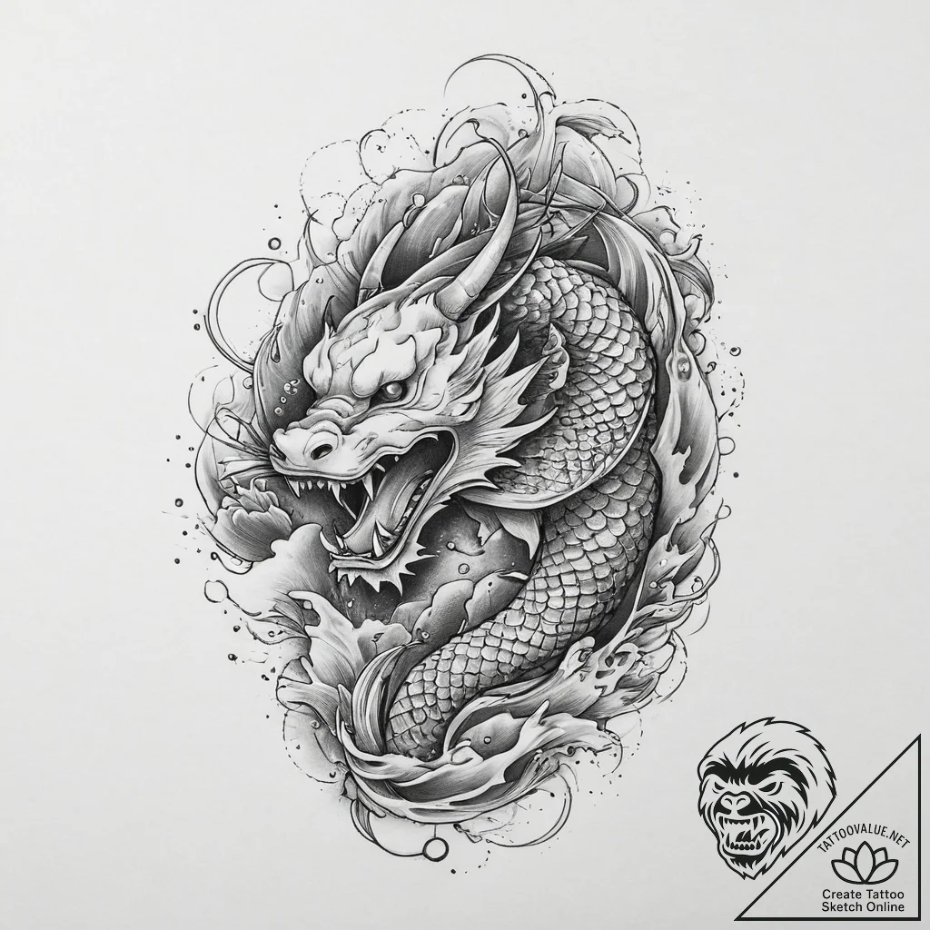 Tattoo sketch corduroy jacket with a design,... - tattoo sketch (№1757318350_0, 08.09.2025 07:59) — tattoovalue.net