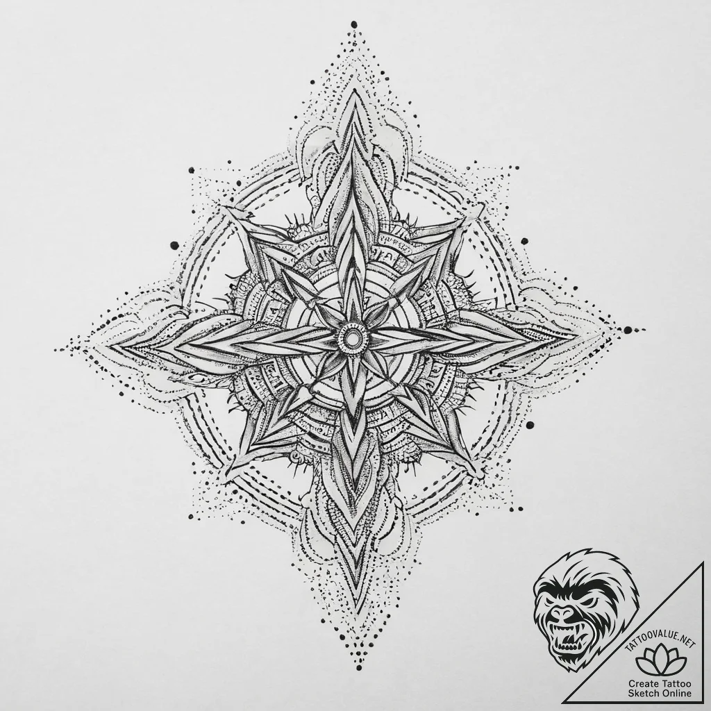 Tattoo sketch holy compassion, artistic tatto... - tattoo sketch (№1757320495_0, 08.09.2025 08:34) — tattoovalue.net