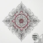 Tattoo sketch mystical essence, tattoo line a… – tattoo sketch (№1757327322_0, 08.09.2025 10:28) — tattoovalue.net