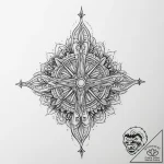Tattoo sketch blessed representation – tattoo sketch (№1757331224_0, 08.09.2025 11:33) — tattoovalue.net