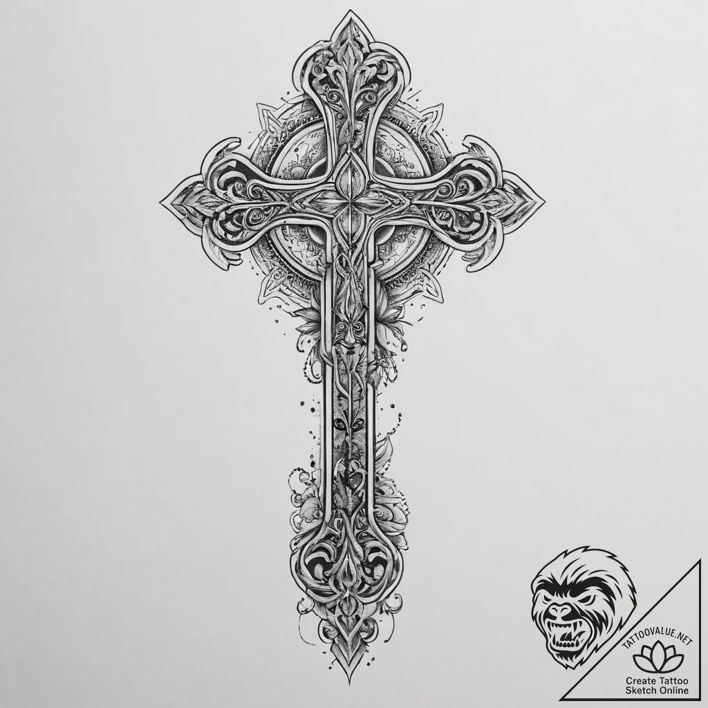 Tattoo sketch spiritual domain, tattoo flash... - tattoo sketch (№1757332003_0, 08.09.2025 11:46) — tattoovalue.net