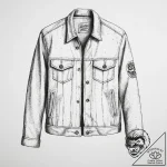 Tattoo sketch corduroy jacket with a design,… – tattoo sketch (№1757332588_0, 08.09.2025 11:56) — tattoovalue.net