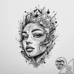 Tattoo sketch metal, ink illustration for tat… – tattoo sketch (№1757337071_0, 08.09.2025 13:11) — tattoovalue.net