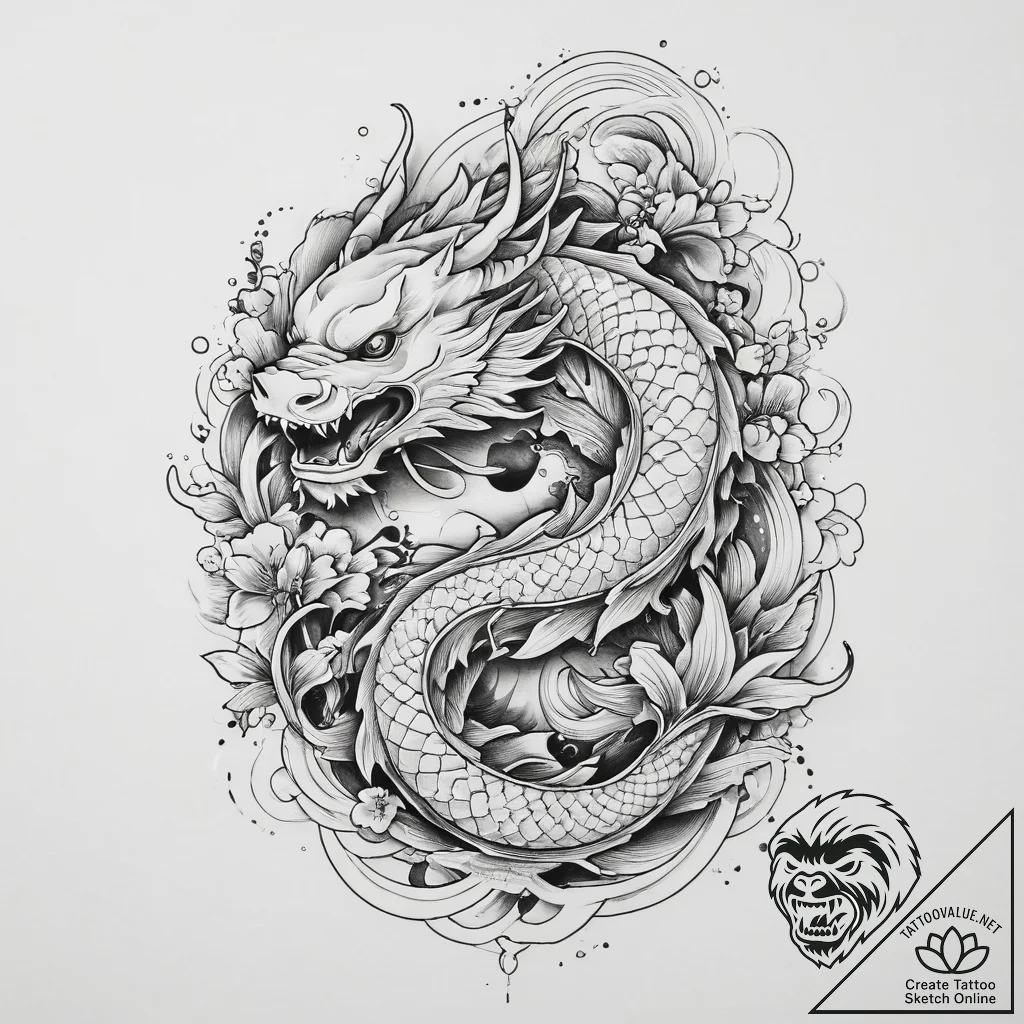 Tattoo sketch wood, tattoo flash sheet design... - tattoo sketch (№1757337667_0, 08.09.2025 13:21) — tattoovalue.net