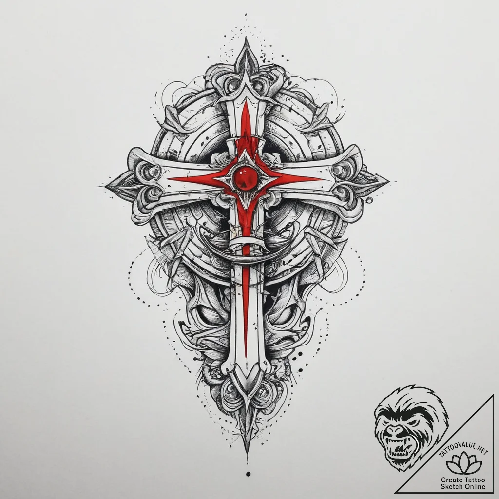 Tattoo sketch clone, tattoo line art, black a... - tattoo sketch (№1757340297_0, 08.09.2025 14:04) — tattoovalue.net