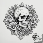 Tattoo sketch kribensis, tattoo flash sheet d… – tattoo sketch (№1757341289_0, 08.09.2025 14:21) — tattoovalue.net