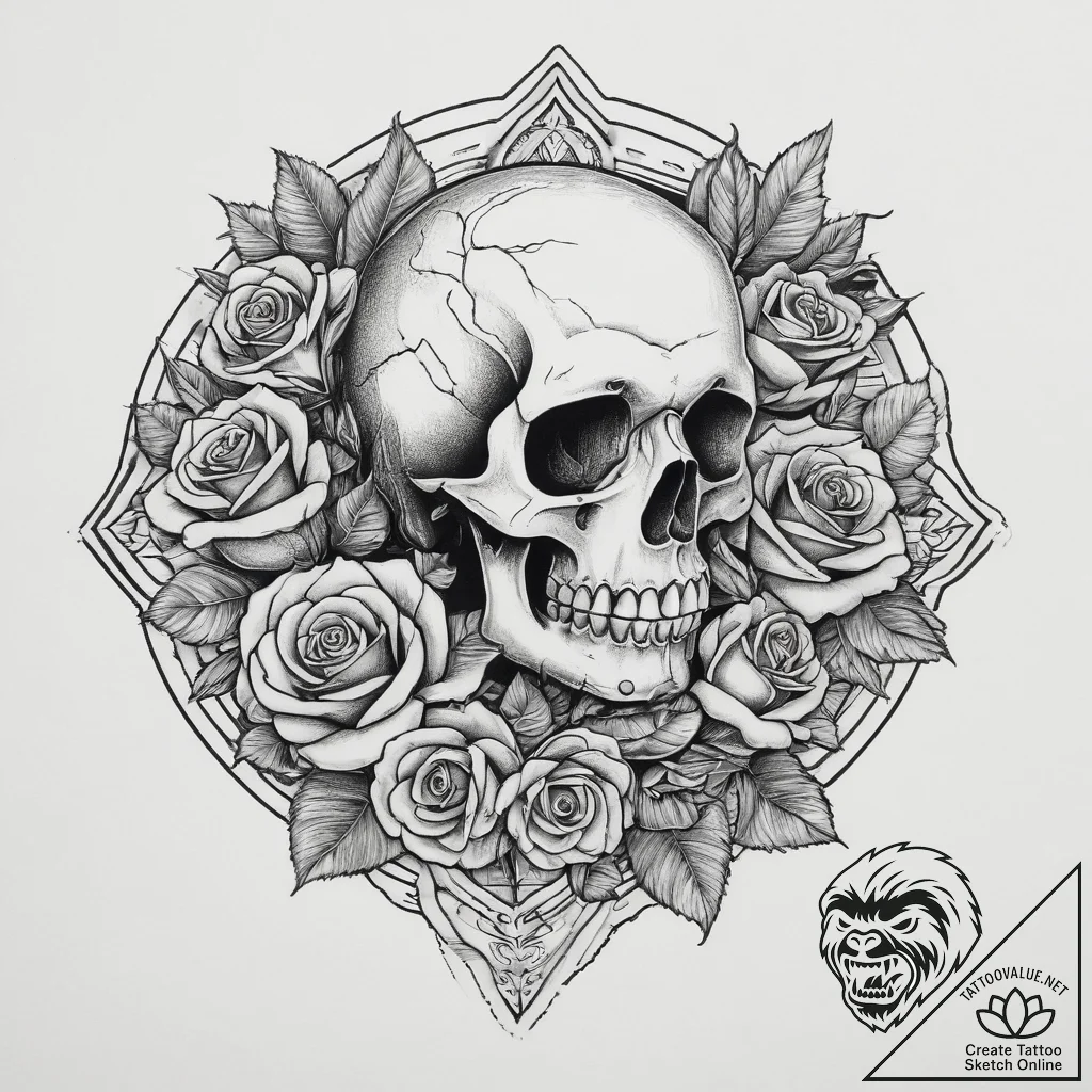 Tattoo sketch kribensis, tattoo flash sheet d... - tattoo sketch (№1757341289_0, 08.09.2025 14:21) — tattoovalue.net
