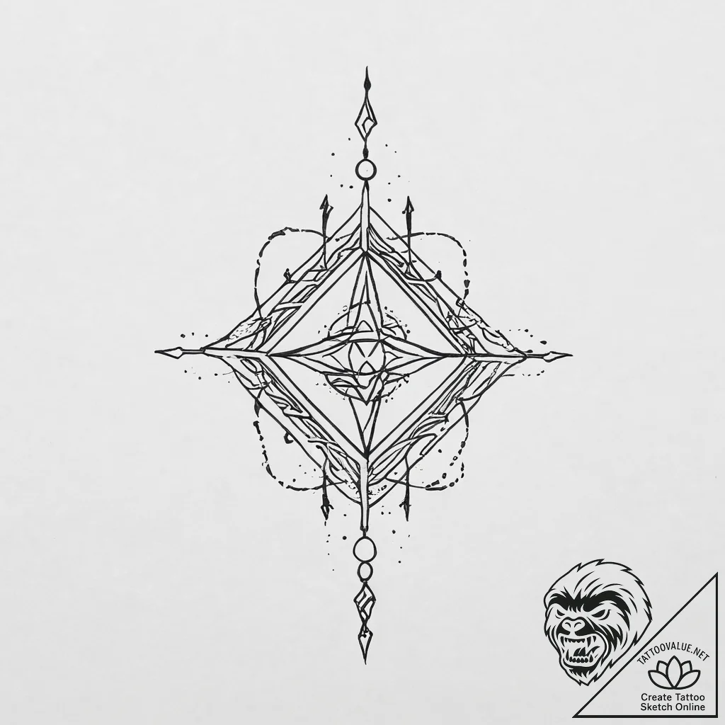 Tattoo sketch hieroglyphic symbol for "coward... - tattoo sketch (№1757341486_0, 08.09.2025 14:24) — tattoovalue.net