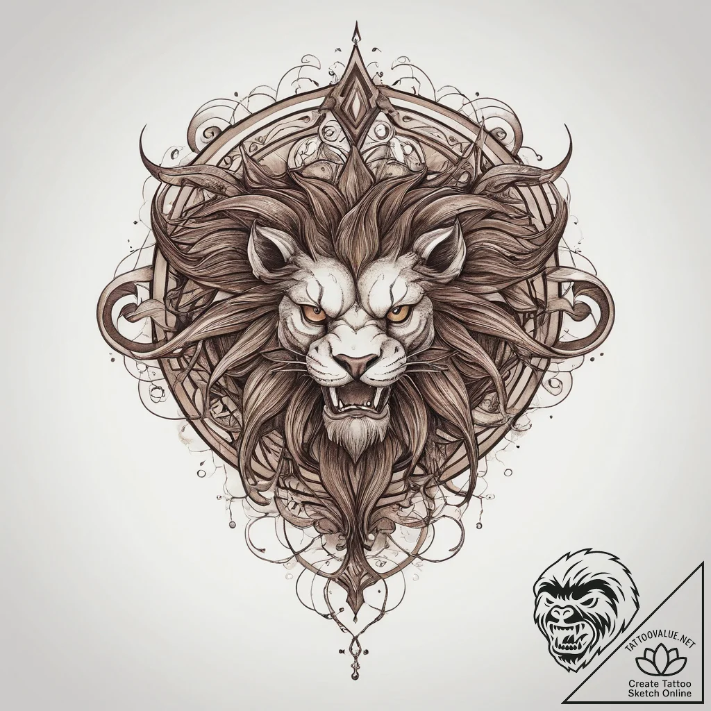 Tattoo sketch manticore tail, artistic tattoo... - tattoo sketch (№1757342881_0, 08.09.2025 14:48) — tattoovalue.net