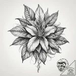 Tattoo sketch comfrey, concept art for tattoo… – tattoo sketch (№1757343691_0, 08.09.2025 15:01) — tattoovalue.net