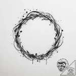 Tattoo sketch circle, artistic tattoo sketch,… – tattoo sketch (№1757346486_0, 08.09.2025 15:48) — tattoovalue.net