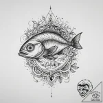 Tattoo sketch sardine, tattoo line art, sepia… – tattoo sketch (№1757348489_0, 08.09.2025 16:21) — tattoovalue.net