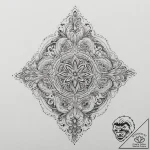 Tattoo sketch узор в стиле модерн, artistic t… – tattoo sketch (№1757348687_0, 08.09.2025 16:24) — tattoovalue.net