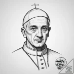Tattoo sketch soldier with a pope, artistic t… – tattoo sketch (№1757350094_0, 08.09.2025 16:48) — tattoovalue.net