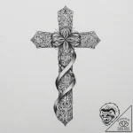 Tattoo sketch ribbon tattoo, artistic tattoo… – tattoo sketch (№1757350291_0, 08.09.2025 16:51) — tattoovalue.net