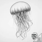 Tattoo sketch jellyfish – tattoo sketch (№1757351281_0, 08.09.2025 17:08) — tattoovalue.net