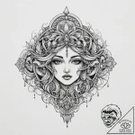 Tattoo sketch bliss, tattoo flash sheet desig… – tattoo sketch (№1757352075_0, 08.09.2025 17:21) — tattoovalue.net