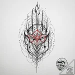 Tattoo sketch spirit, tattoo line art, minima… – tattoo sketch (№1757353068_0, 08.09.2025 17:37) — tattoovalue.net