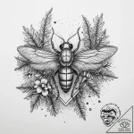 Tattoo sketch snowy tree cricket, tattoo sket… – tattoo sketch (№1757353867_0, 08.09.2025 17:51) — tattoovalue.net