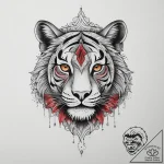 Tattoo sketch ruby, concept art for tattoo, b… – tattoo sketch (№1757354659_0, 08.09.2025 18:04) — tattoovalue.net