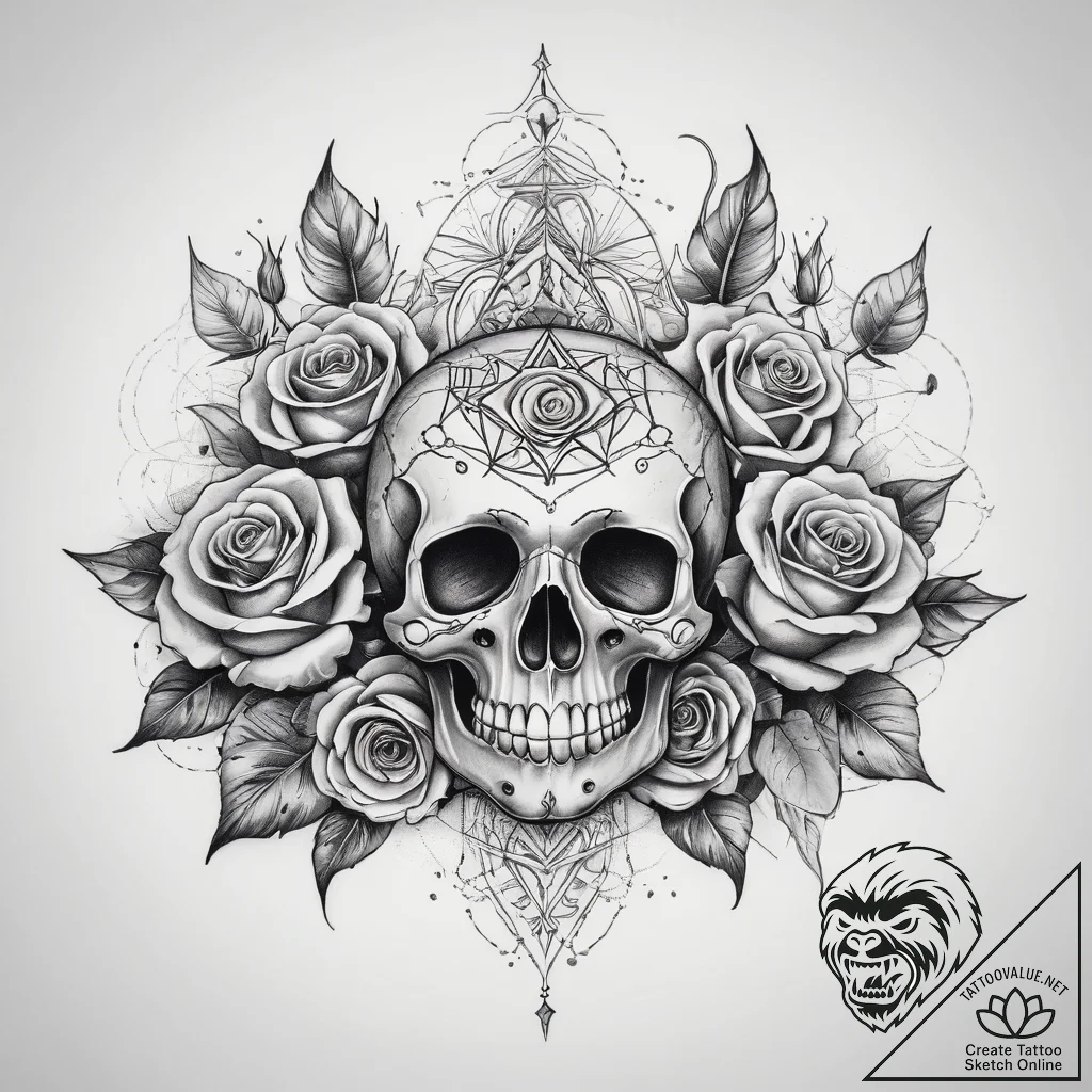 Tattoo sketch cosmic kingdom, tattoo line art... - tattoo sketch (№1757362430_0, 08.09.2025 20:13) — tattoovalue.net