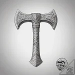 Tattoo sketch viking axe, tattoo drawing outl… – tattoo sketch (№1757365400_0, 08.09.2025 21:03) — tattoovalue.net