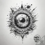 Tattoo sketch cosmic universe, tattoo drawing… – tattoo sketch (№1757367202_0, 08.09.2025 21:33) — tattoovalue.net
